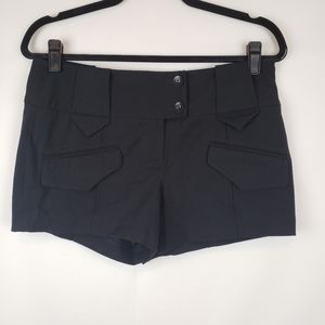 Girdear Women's black shorts Flap pocket Stretch 4